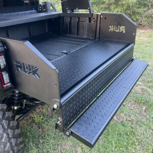 RUK Outdoors Fold-Down Bed Extender Open